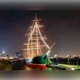 RICKMER RICKMERS by night